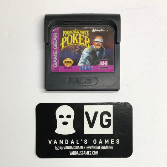 Game Gear - Poker Face Paul's Black Jack Sega Game Gear Cart Only #111