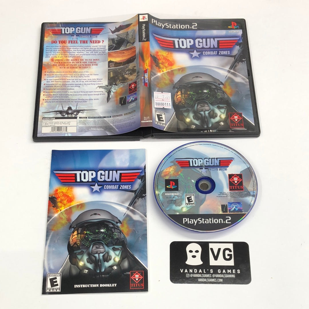 Ps2 - Top Gun Combat Zones Sony PlayStation 2 Complete #111