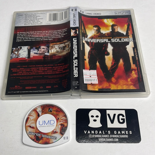 Psp Video - Universal Soldier Sony PlayStation Portable UMD W/ Case #111