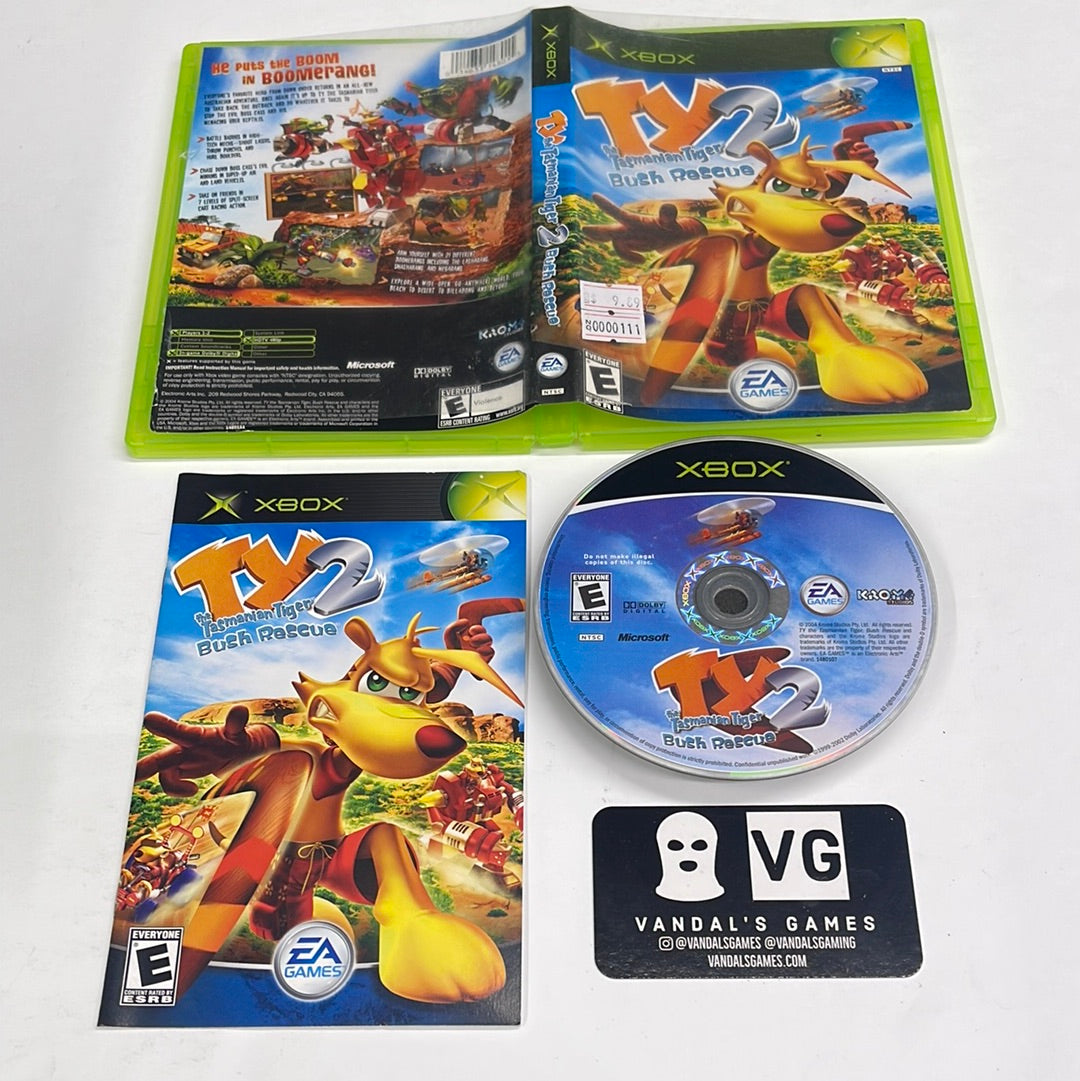 Xbox - Ty the Tasmanian Tiger 2 Bush Rescue Microsoft Xbox Complete #111