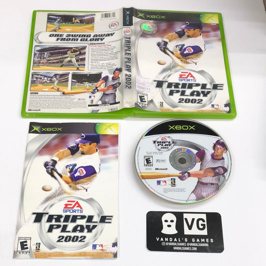Xbox - Triple Play 2002 Microsoft Xbox Complete #111
