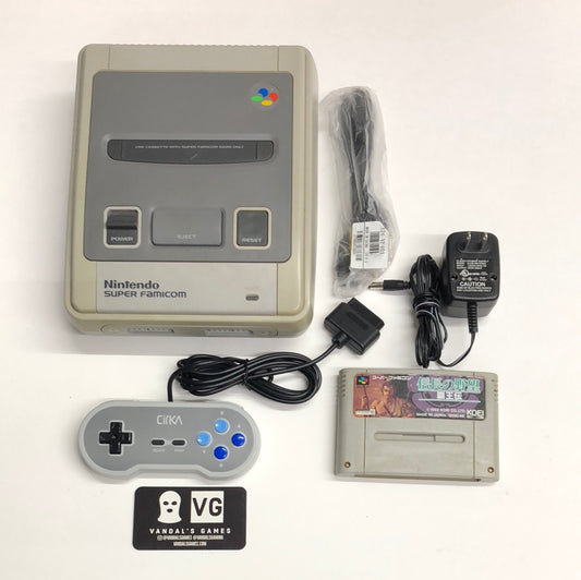 Super Famicom - Console W/ Game, Cables and Controller Tested #2344