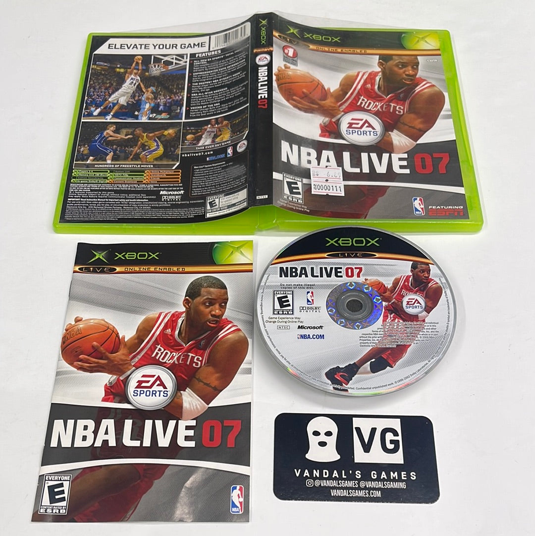 Xbox - NBA Live 07 Microsoft Xbox Complete #111