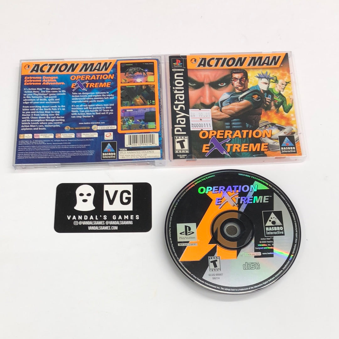 Ps1 - Action Man Operation Extreme New Case Sony PlayStation 1 Complete #111