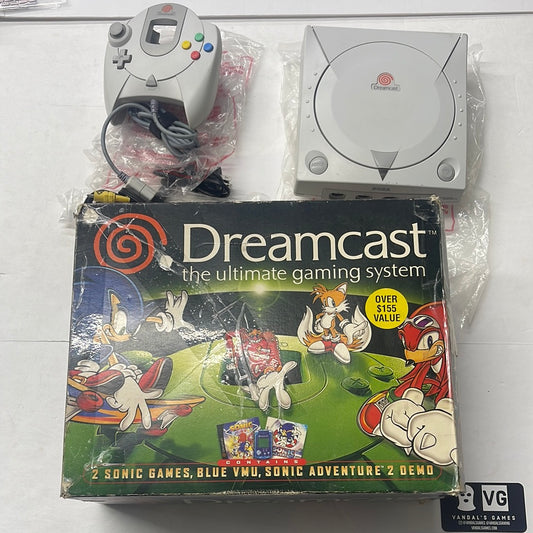 Dreamcast - Console Sonic Adventure Shuffle Bundle Sega (No Games) #2795