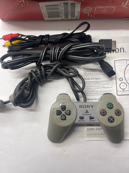 Ps1 - Console Boxed (mismatched) Almost Complete PlayStation 1 Broken