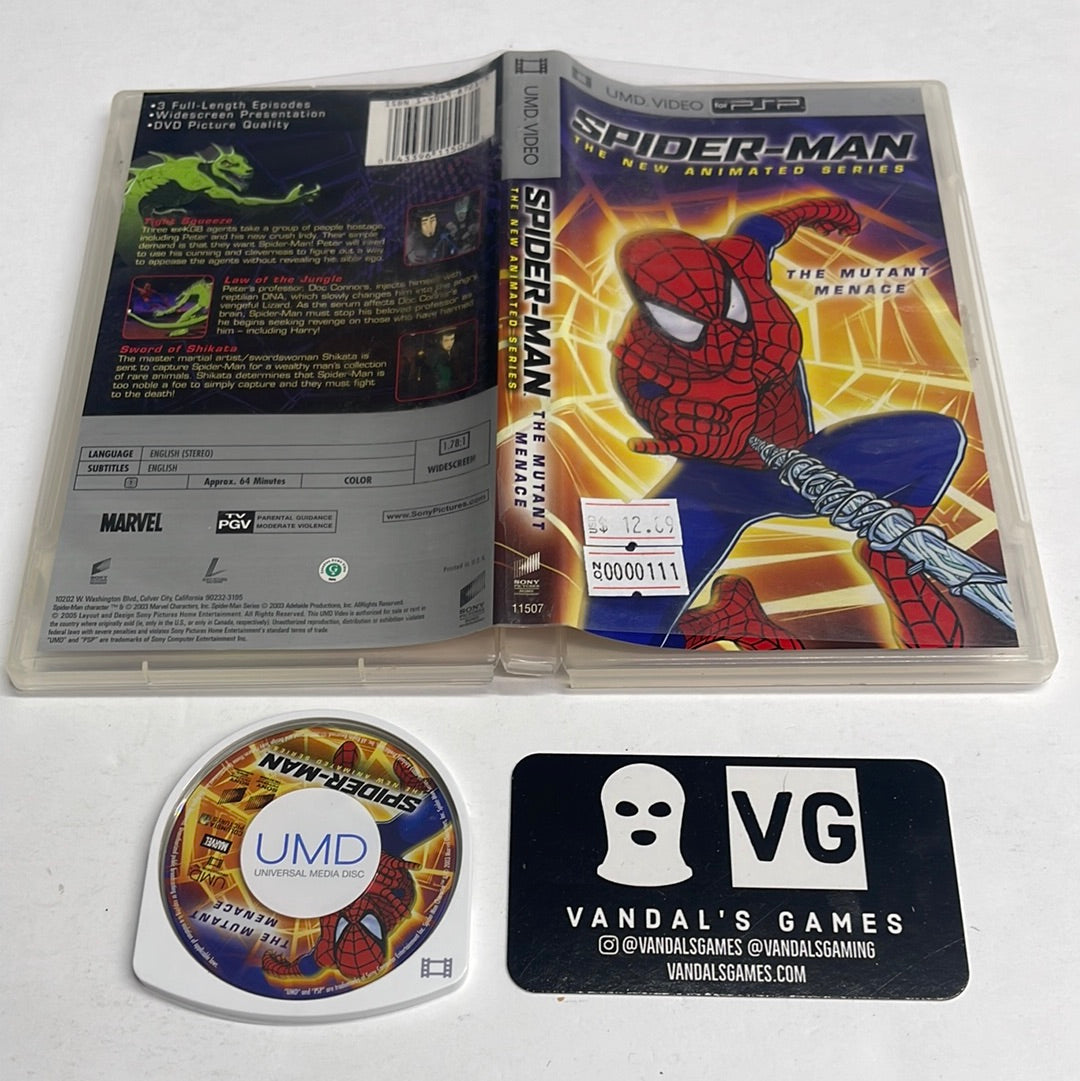 Psp Video - Spider-Man the Animated Series Sony PlayStation UMD W/ Case #111