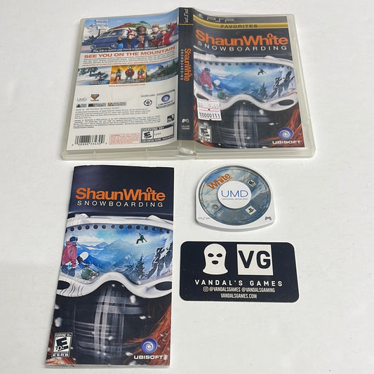 Psp - Shaun White Snowboarding Favorites PlayStation Portable Complete #111