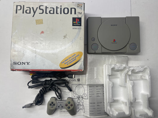 Ps1 - Console Boxed (mismatched) Almost Complete PlayStation 1 Broken