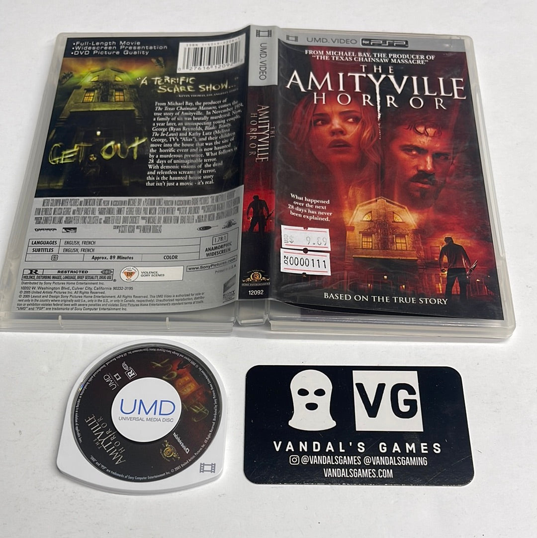 Psp Video - The Amityville Horror Sony PlayStation Portable UMD W/ Case #111