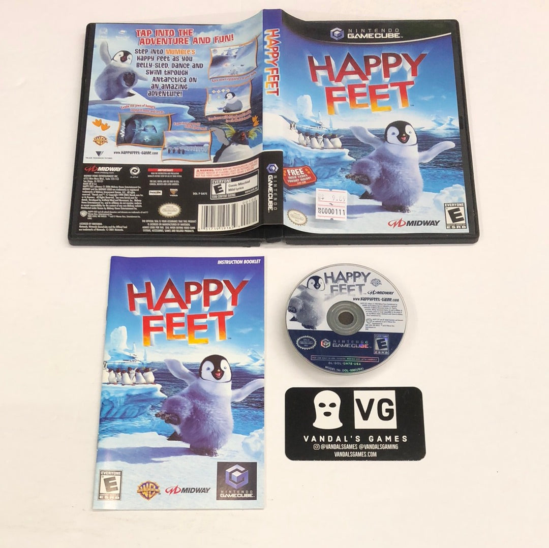 Gamecube - Happy Feet No Ticket Nintendo Gamecube Complete #111
