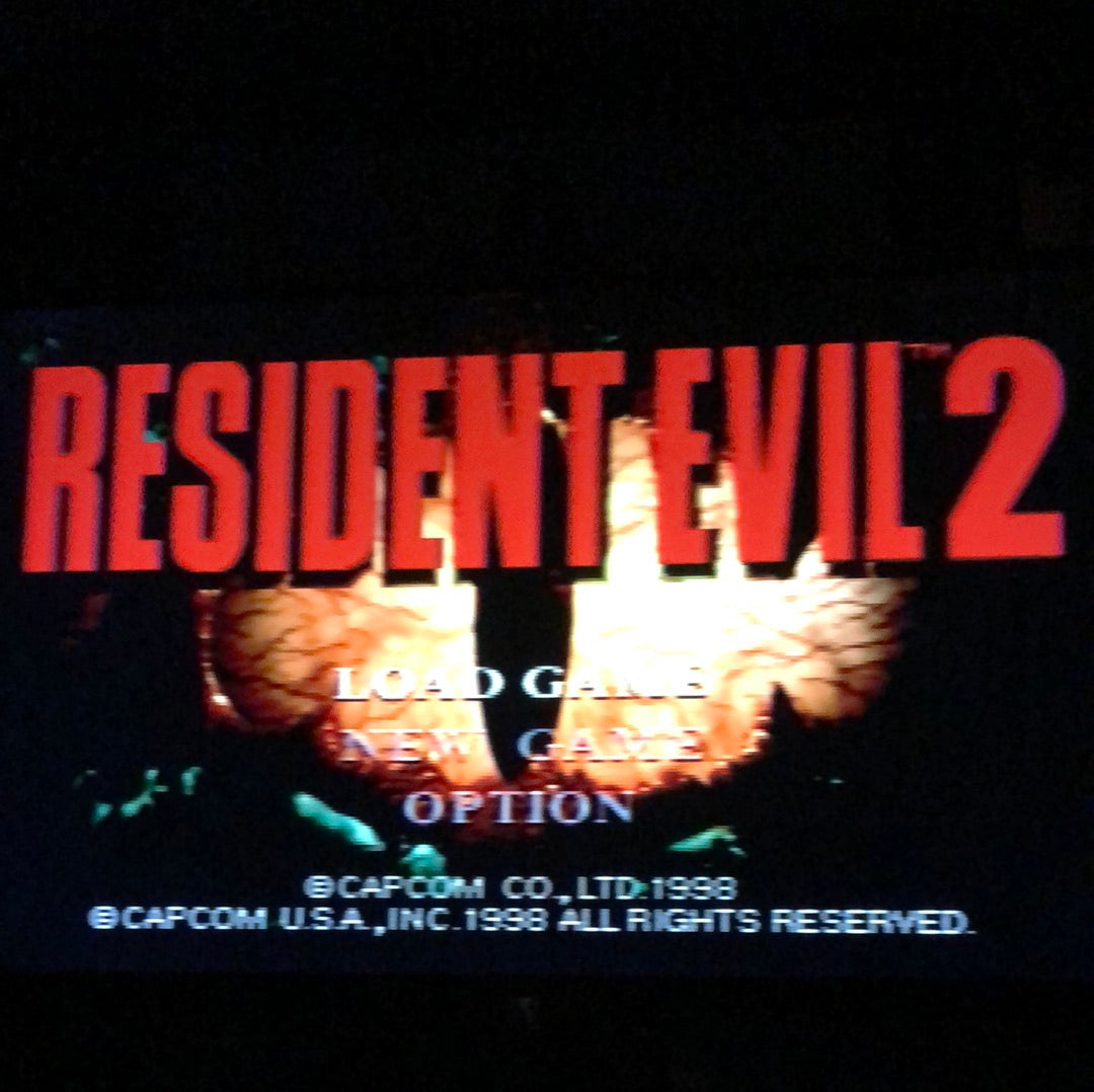 Ps1 - Resident Evil 2 Leon Black Label Disc 1 Only Sony PlayStation 1 Disc  Only #2779