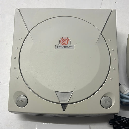 Dreamcast - Console Japan W/ Cables, Controller, Game Sega Tested #2796