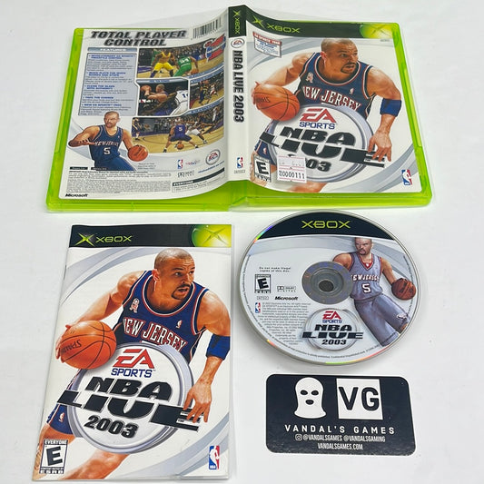 Xbox - NBA Live 2003 No CD Microsoft Xbox Complete #111