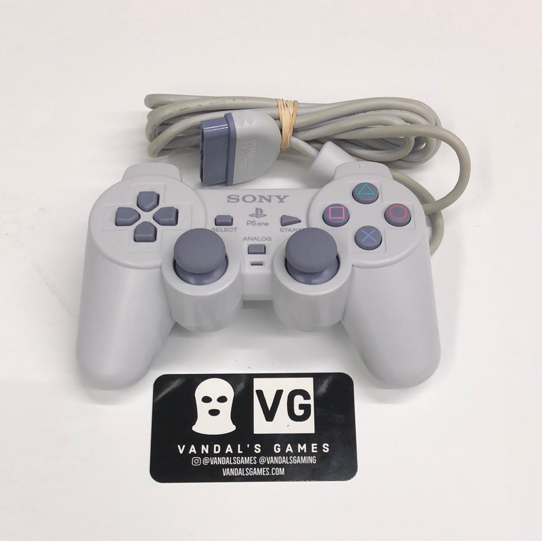 Ps1 - Dualshock Controller White OEM Sony PlayStation 1 Tested #111