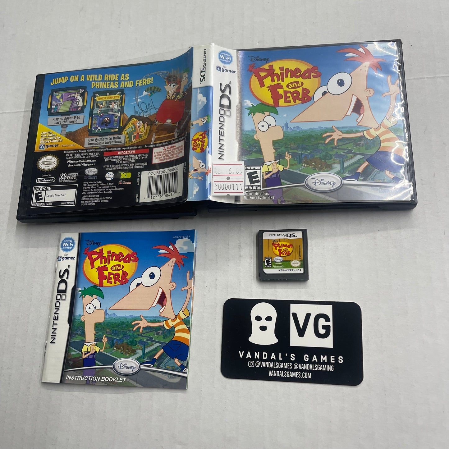 Ds - Phineas and Ferb Nintendo Ds Complete #111