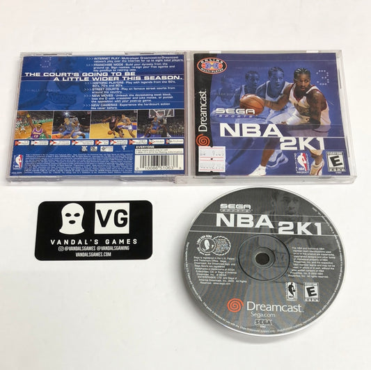 Dreamcast - NBA 2k1 Sega Dreamcast Complete #2794