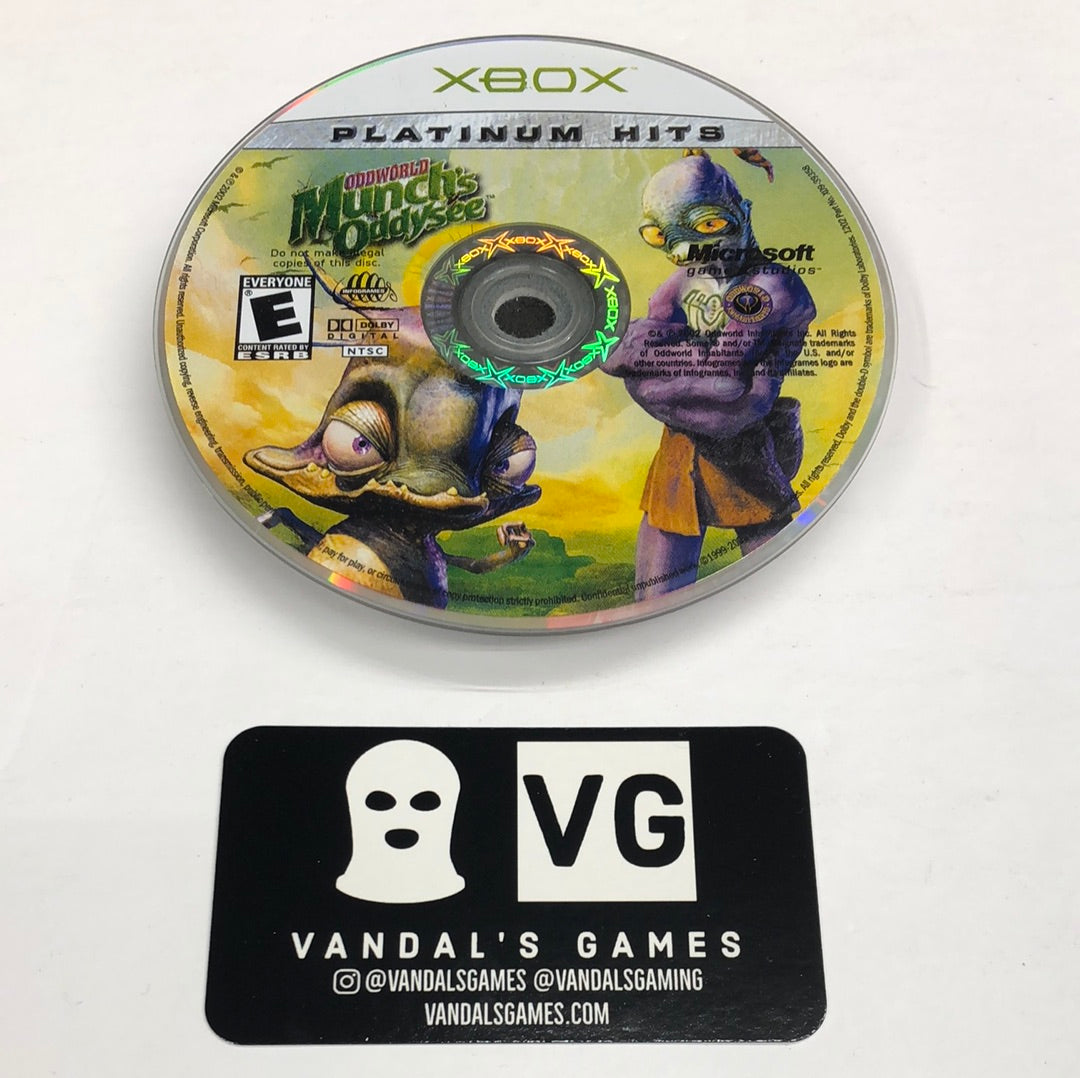 Xbox - Oddworld Munch's Oddysee Platinum Hits Microsoft Xbox Disc Only #111