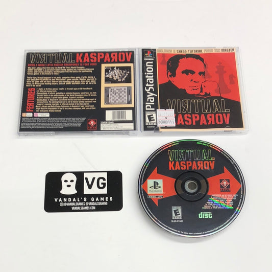 Ps1 - Virtual Kasparov New Case Sony PlayStation 1 Complete #111