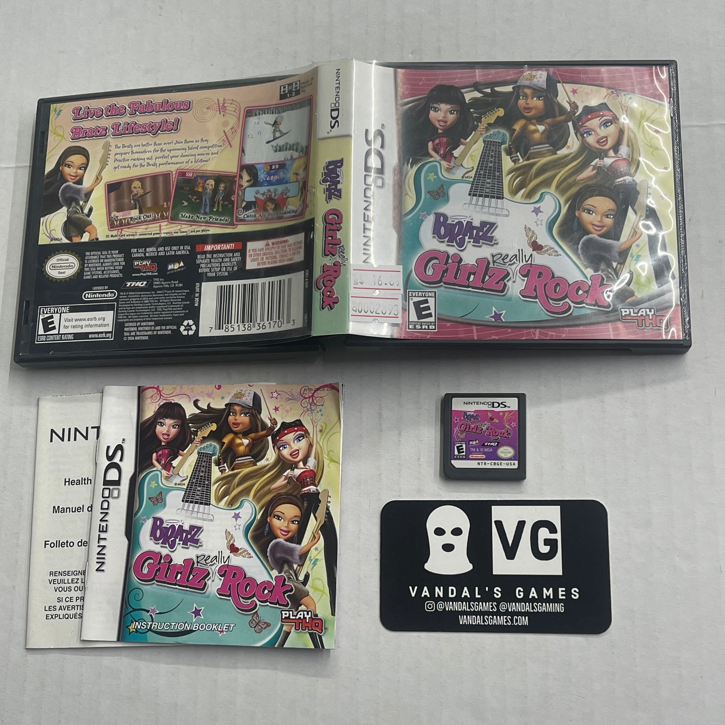 Ds - Bratz Girlz Really Rock Nintendo Ds Complete #2893