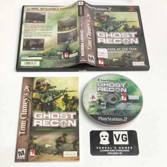 Ps2 - Tom Clancy's Ghost Recon Sony PlayStation 2 Complete #111