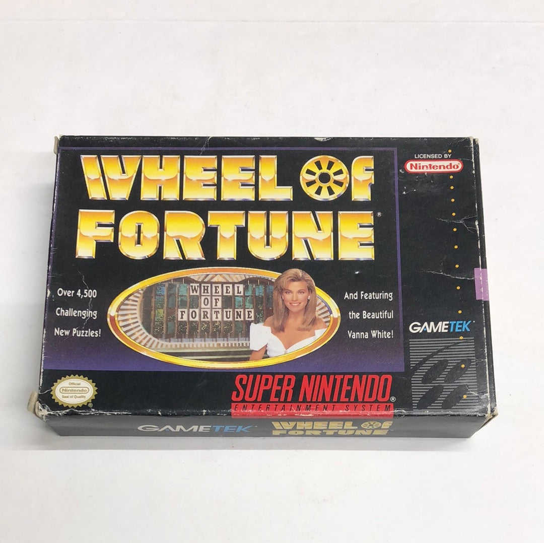 Snes - Wheel of Fortune Super Nintendo Complete #2696