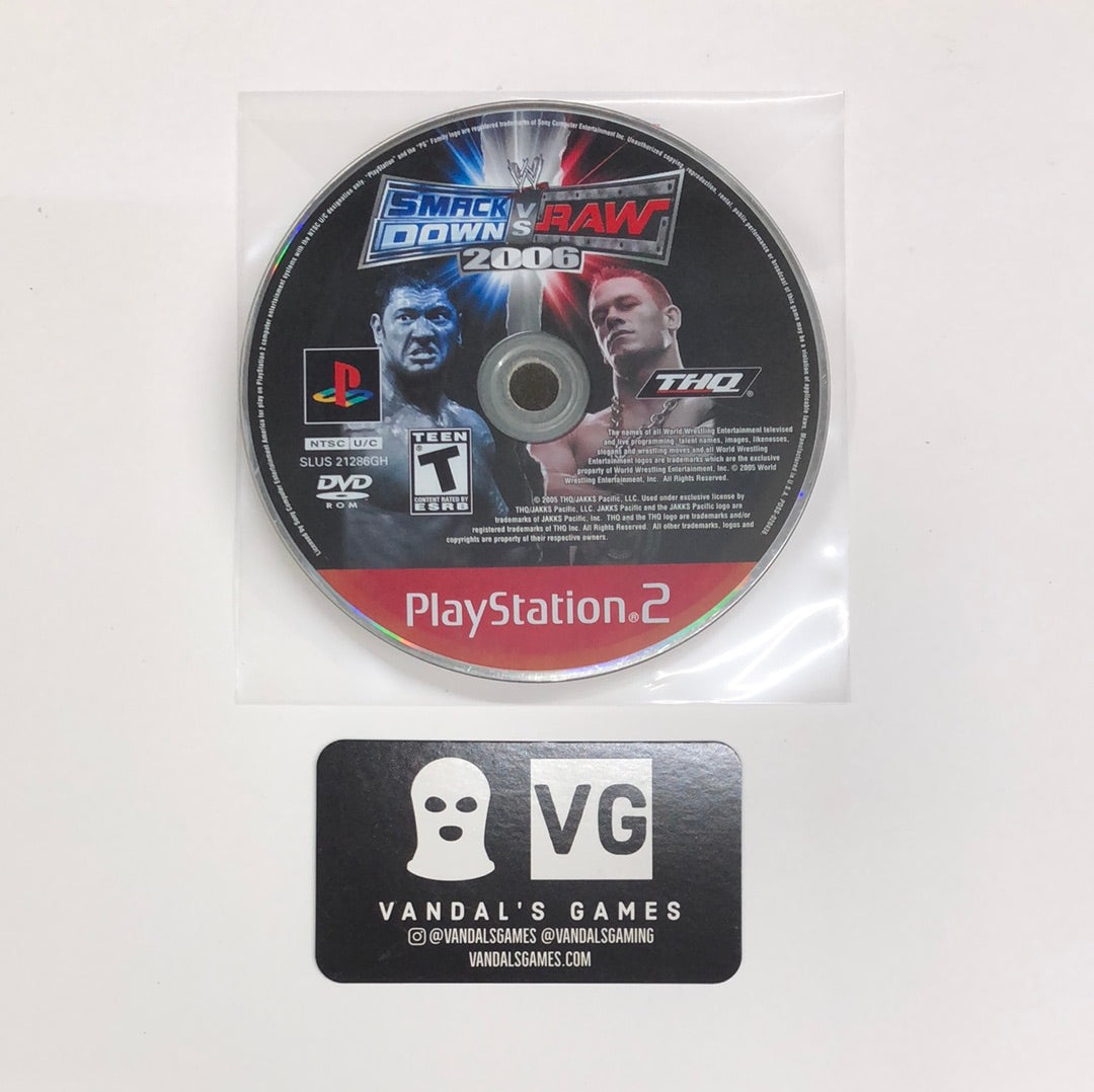 Ps2 - WWE Smackdown vs Raw 2006 Greatest Hits Sony PlayStation 2 Disc Only #111