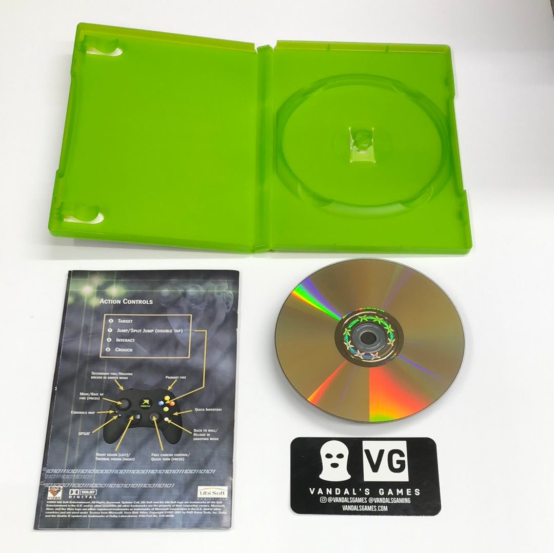 Xbox - Tom Clancy's Splinter Cell Not For Resale Microsoft Xbox Complete #2752
