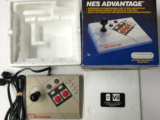 Nes - Advantage Controller OEM Nintendo Almost Complete In Box Tested #2889