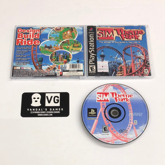 Ps1 - Sim Theme Park New Case Sony PlayStation 1 Complete #111