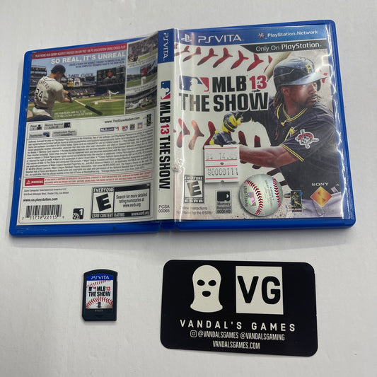 Ps Vita - MLB 13 the Show Sony PlayStation Vita W/ Case #111