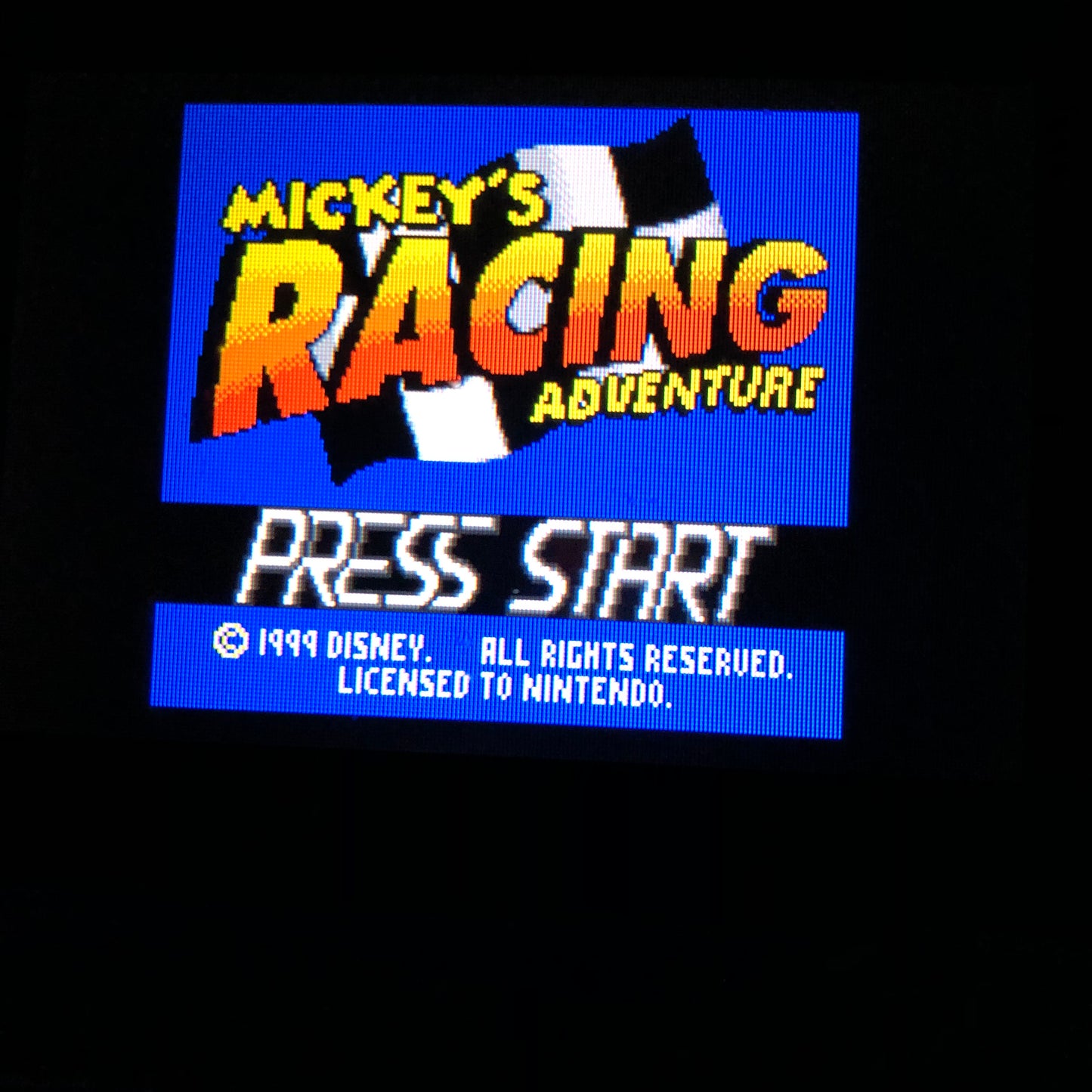 GBC - Mickey's Racing Adventure Nintendo Gameboy Color Cart Only #2882