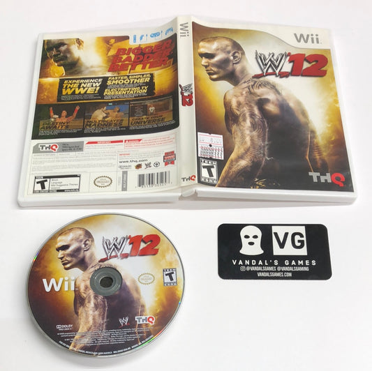 Wii - WWE 12 Nintendo Wii W/ Case #111