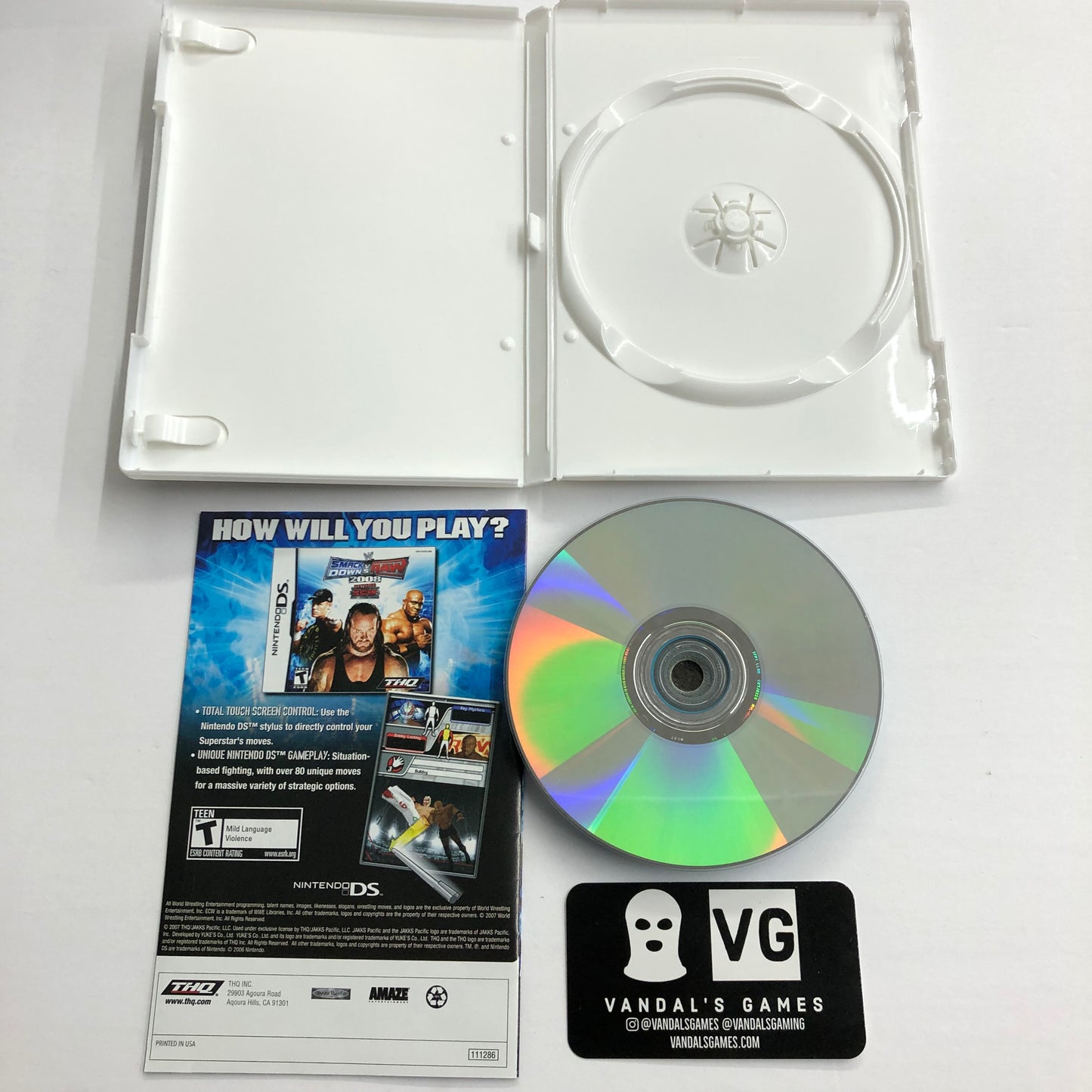 Wii - WWE Smackdown Vs Raw 2008 Nintendo Wii Complete #111