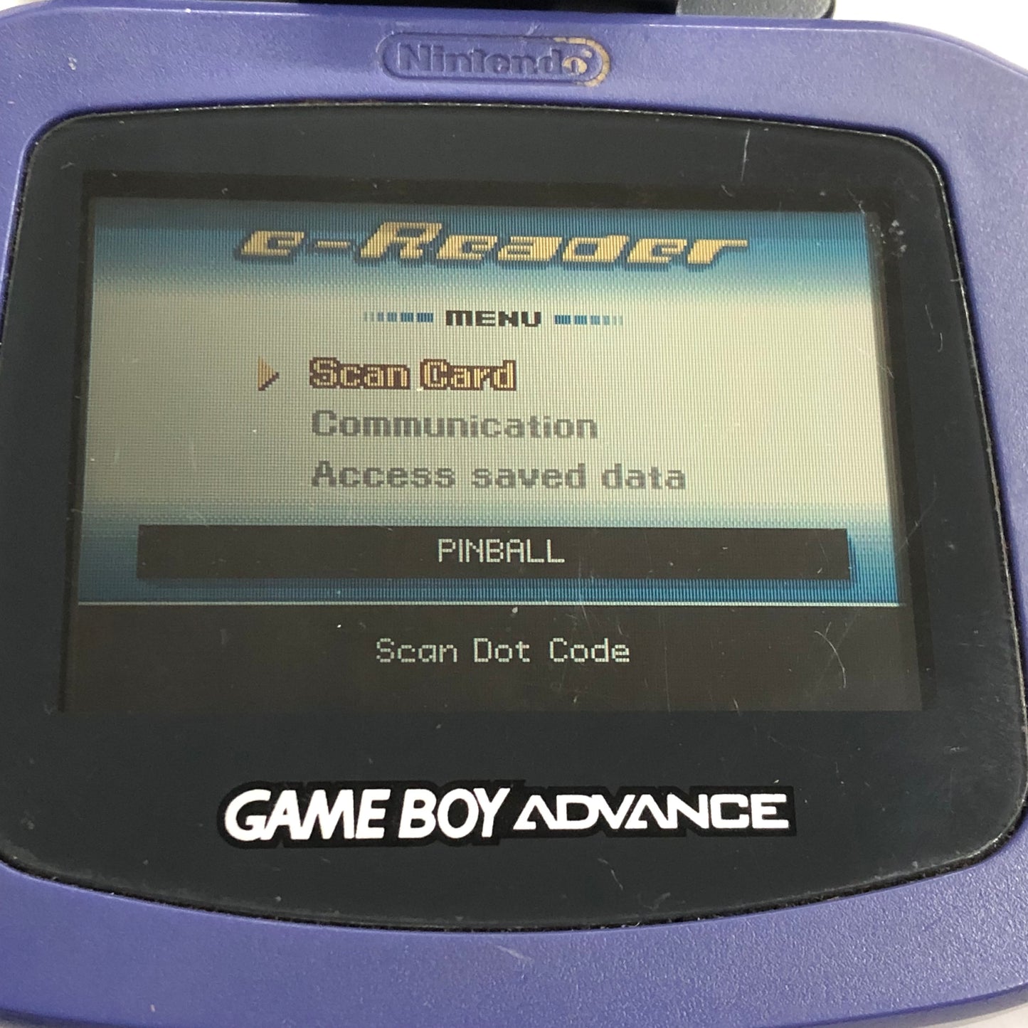 GBA - E Reader AGB-014 Nintendo Gameboy Advance Cart Only #2882