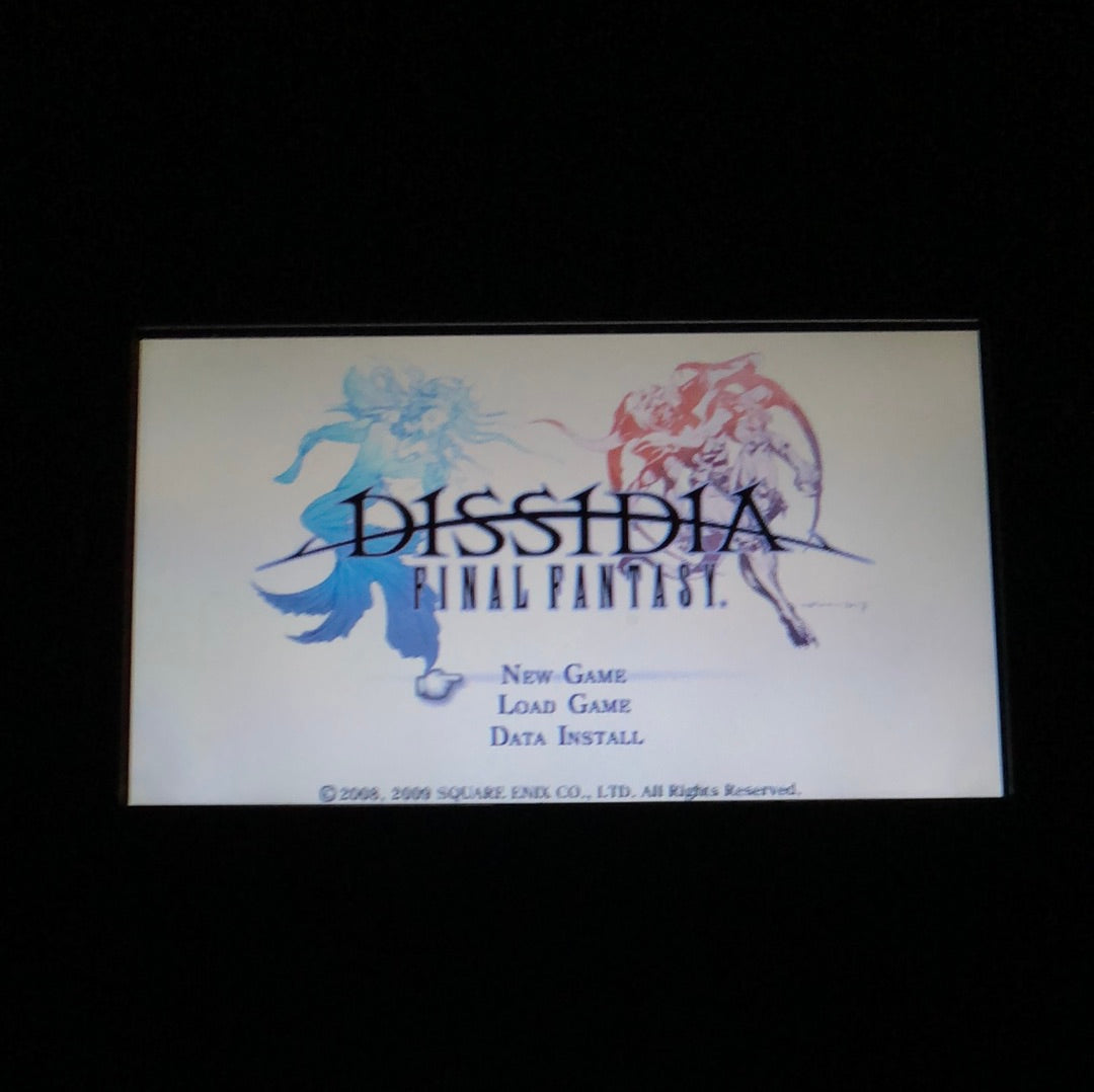 Psp - Final Fantasy Dissidia Sony PlayStation Portable W/ Sleeve Slipcover #2401