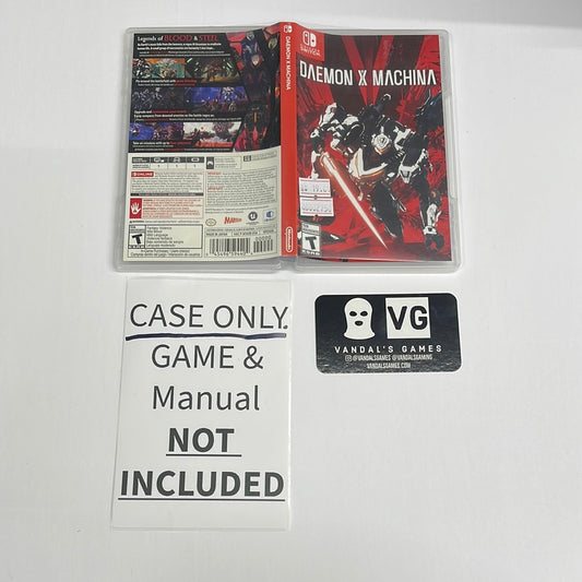 Switch - Daemon X Machina Nintendo Switch Case Only NO GAME #2750