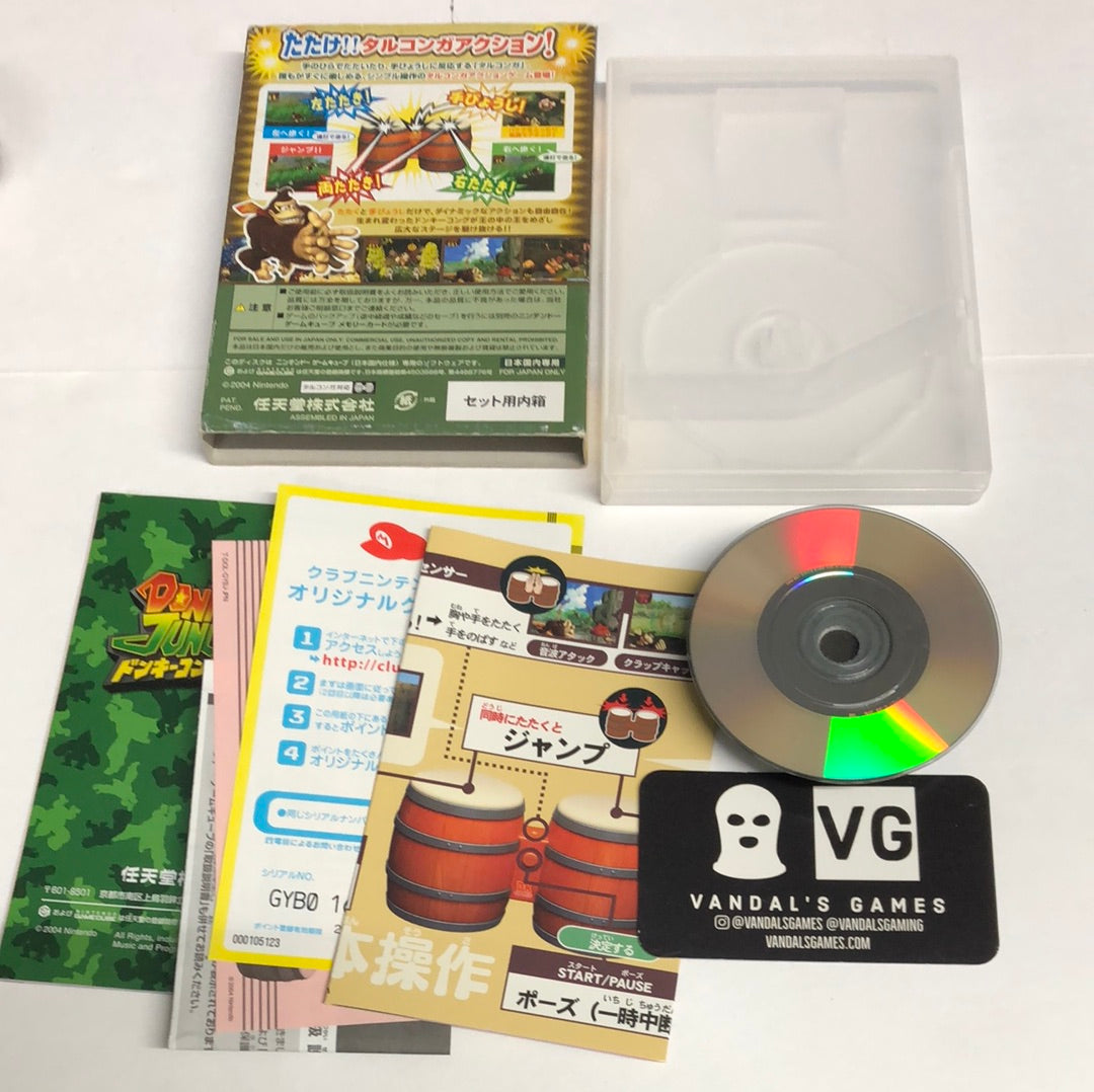 Gamecube - Donkey Kong Jungle Beat Japan Nintendo Complete #2399