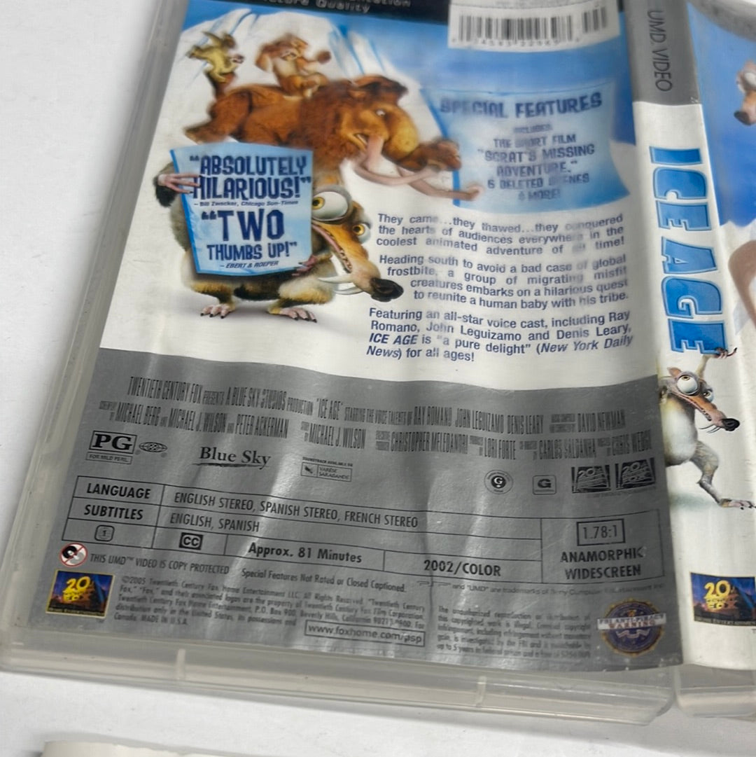 Psp Video - Ice Age Sony PlayStation Portable UMD W/ Case #2691