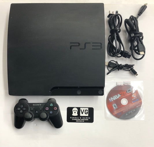 Ps3 - Slim Console 320gb W/ Game Sony PlayStation 3 Complete Tested #2891