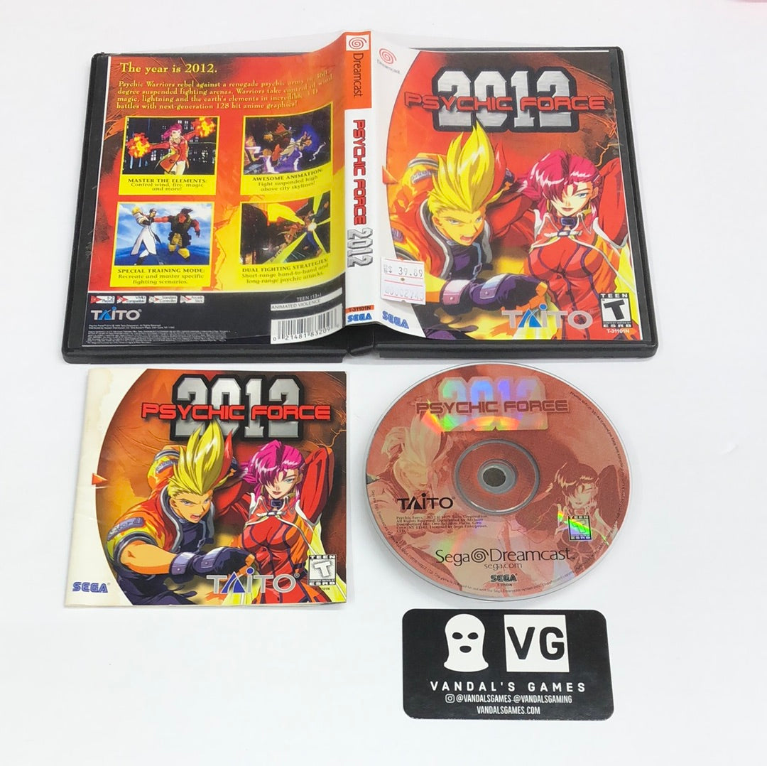 Dreamcast - Psychic Force 2012 Sega Dreamcast Disc Only W/ Manual #2743