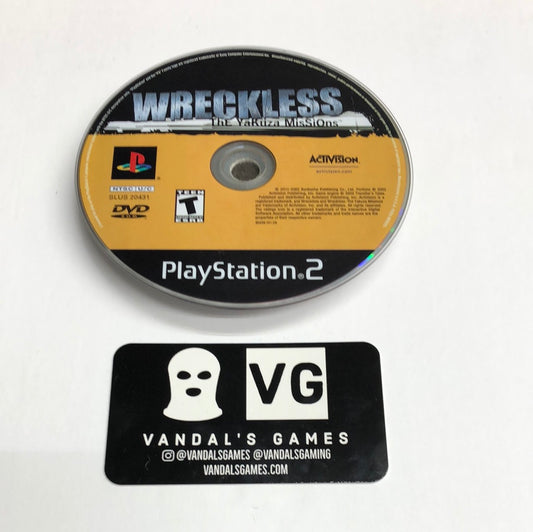 Ps2 - Wreckless the Yakuza Missions Sony PlayStation 2 Disc Only #111
