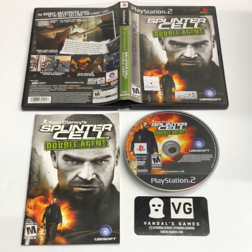 Tom Clancy's Splinter Cell Double Agent Sony PlayStation 2 Video Game PS2 -  Gandorion Games