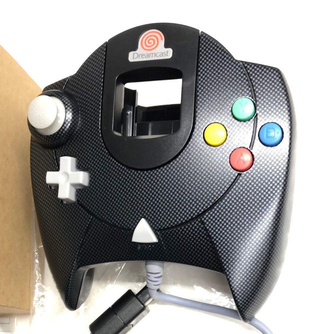 Dreamcast - Dream Point Bank Controller Carbon Fiber HKT-7700 Sega New #2485