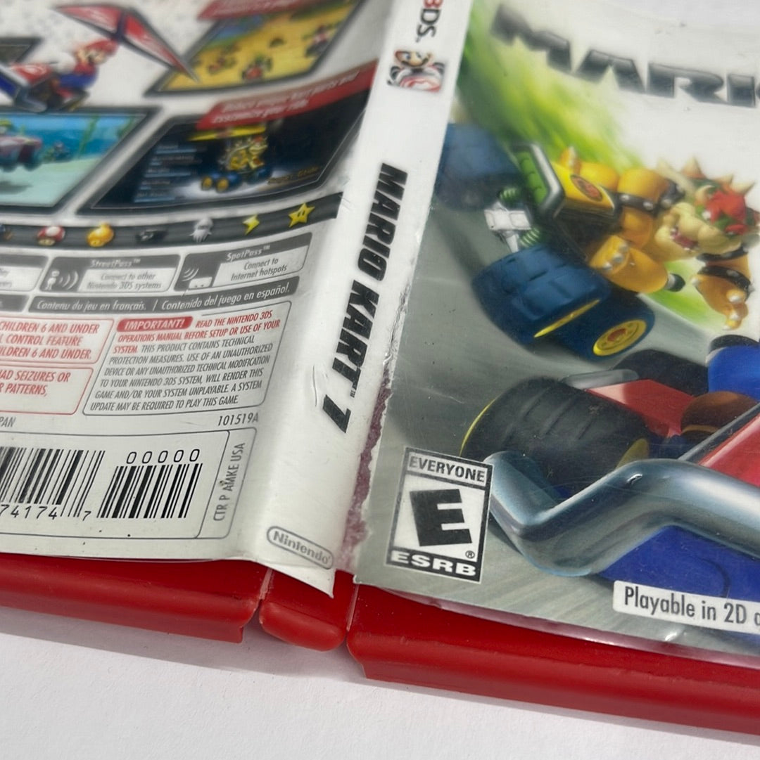 3ds - Mario Kart 7 Nintendo 3ds CASE & INSERT ONLY NO GAME #2750