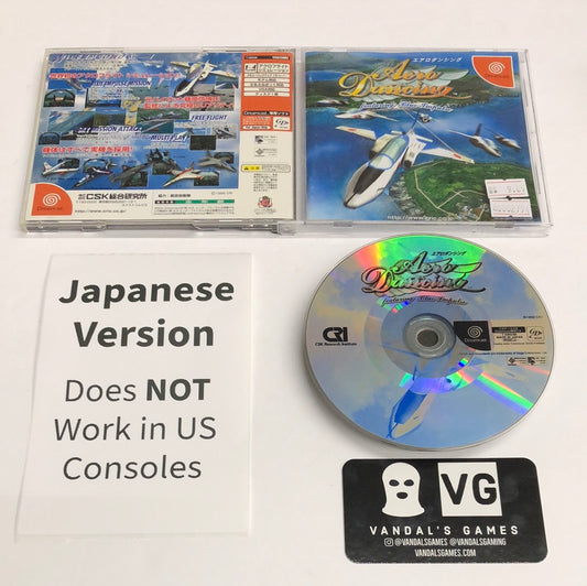 Dreamcast - Aero Dancing Featuring Blue Impulse Japan Sega Complete #2794