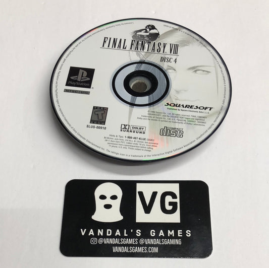 Ps1 - Final Fantasy VIII Disc 4 Only Black Label Sony PlayStation 1 Disc Only #111