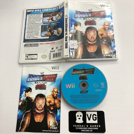 Wii - WWE Smackdown Vs Raw 2008 Nintendo Wii Complete #111