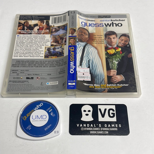 Psp Video - Guess Who Sony PlayStation Portable UMD W/ Case #111