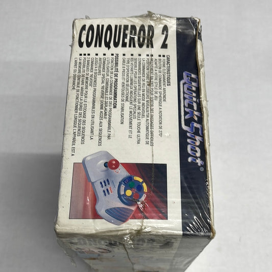 Snes - Quickshot Conqueror 2 Super Nintendo Brand New? Damaged Box/seal